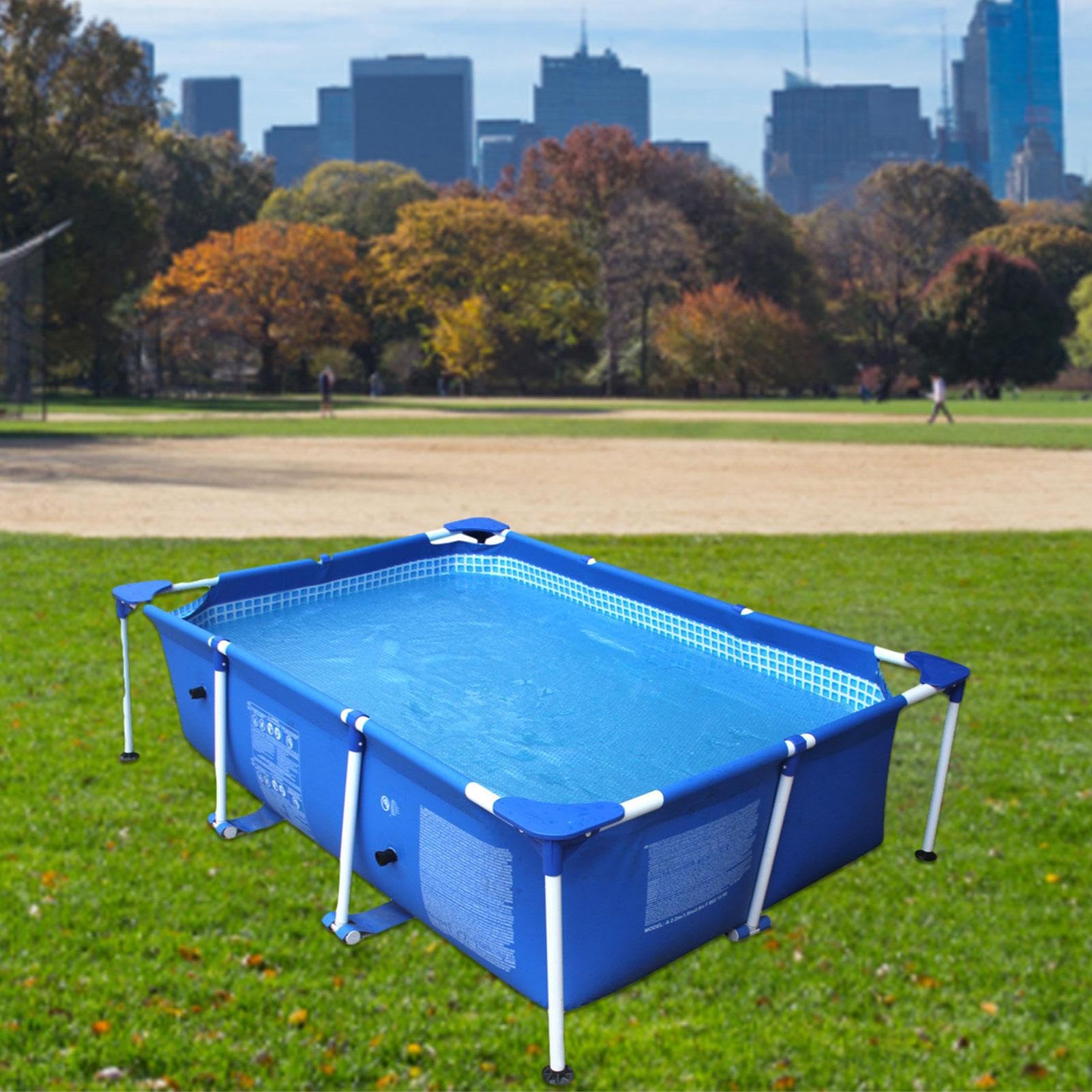 Telo di copertura solare per piscina, 300 x 200 cm, copertura | solare rotonda, rettangolare, rettangolare, ritagliabile, copertura solare, per piscina