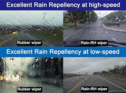 Miniatura 2 de Limpiaparabrisas 100% silicona de 18 pulgadas, repelente al agua, limpiaparabrisas para mi automóvil (paquete de 1)