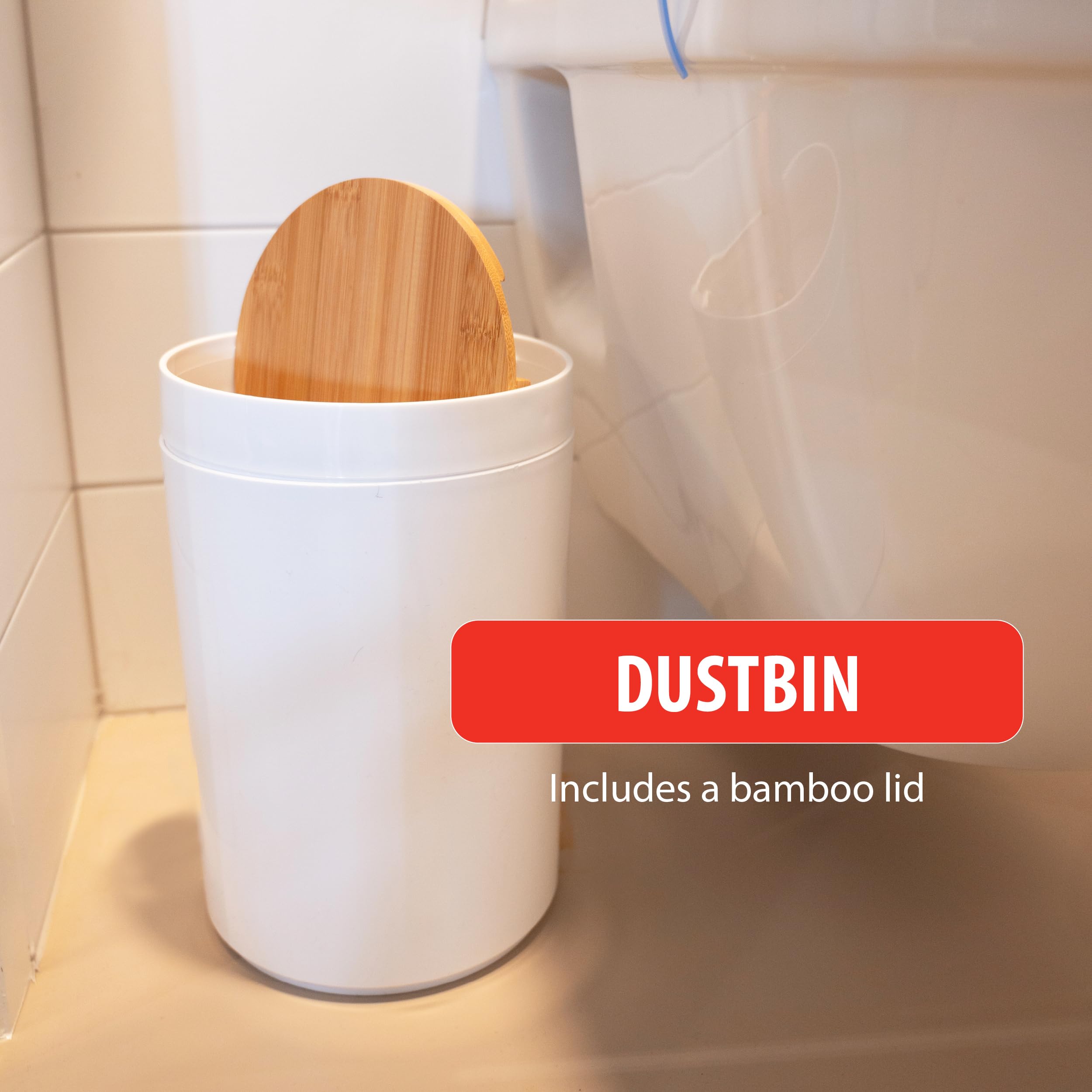 alpina Set da Bagno 6 Pezzi