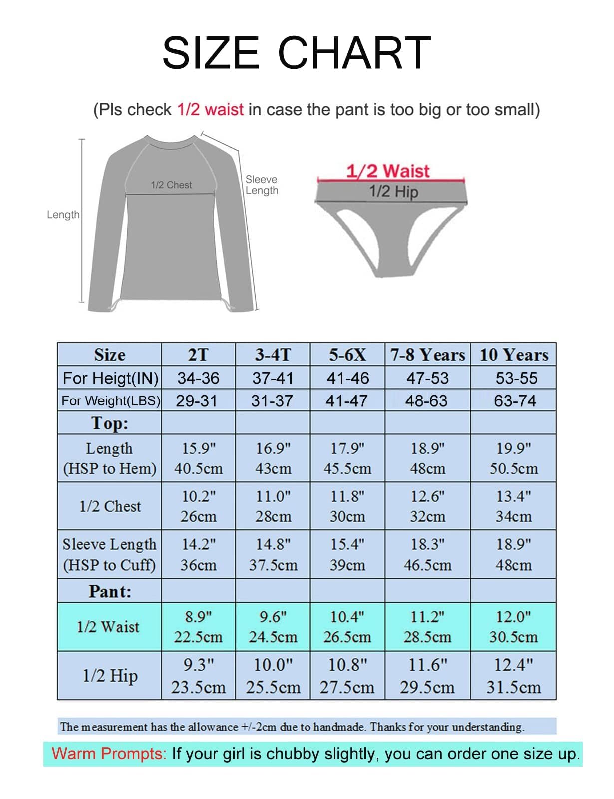 weVSwe Traje de baño para niñas, con dobladillo raro, protección UPF 50+