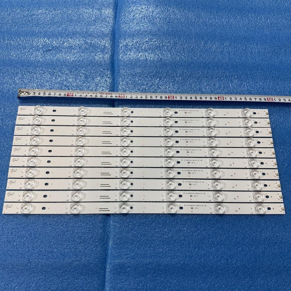 LOCLPCKGYA LED Backlight Strip Fit for Sharp LC-49CFE6242E LC-49SFE7451E LSC490FN02-H LC-49CUG8362KS 49CUF8462ES LC-49CUF8372ES LC-49CUF8472ES(10pcs for 1 TV)
