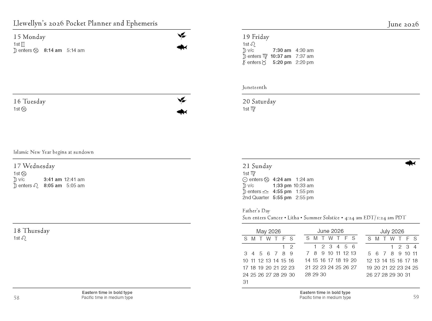 Llewellyn's 2026 Astrological Pocket Planner: Daily Ephemeris & Aspectarian 2025-2027 (Llewellyn's 2026 Calendars, Almanacs & Datebooks, 2) - Image 3