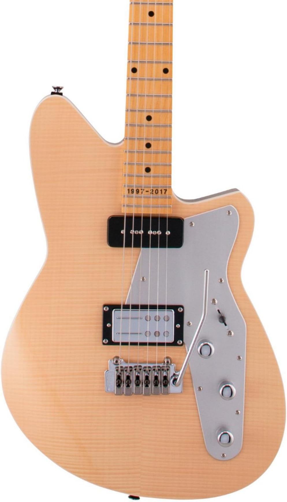 Reverend Double Agent OG 20th Anniversary Electric Guitar (Natural Flame Maple)