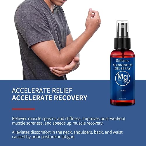 Miniatura 3 de Spray de aceite USP con 31% de magnesio con lavanda, cloruro de magnesio puro de fuerza para recuperación muscular, mejor sueño, alivio de calambres