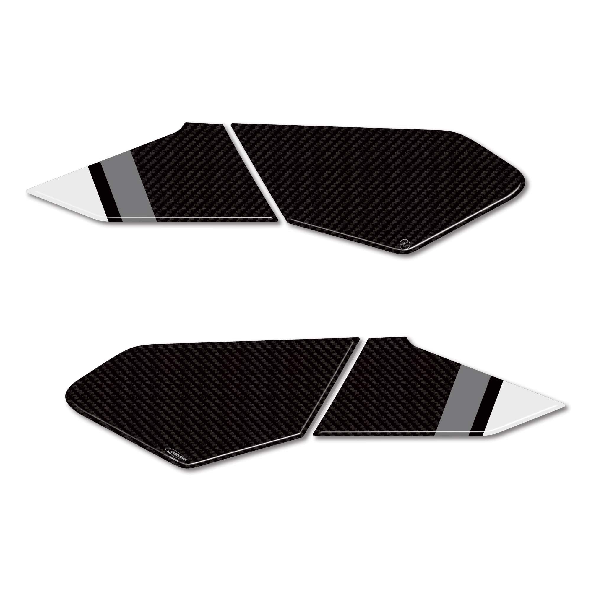 Décoration Moto Résine Protections Latérales Réservoir 3D Pour BMW R 1300 GS ADV - Modèle Triple Black - Résine Italienne Protection Réservoir Moto