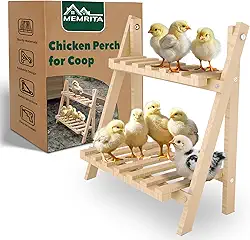 Poleiro de frango, barras de galinha fortes para galinheiros e chocadeiras, ginásio dobrável para pintinhos, poleiro de galinha para galinheiro, poleiro de treinamento para pintinho, pássaro