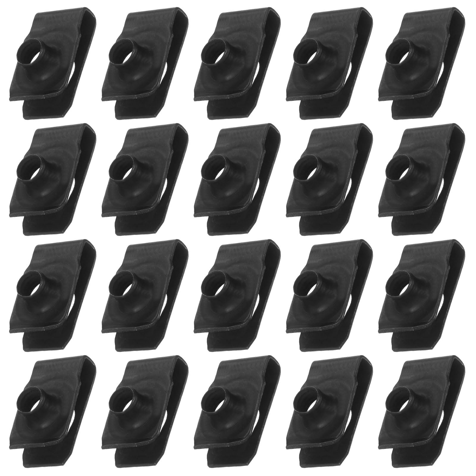 U-Style Clip-On Nuts - 25 Pack M6 Hardware -9