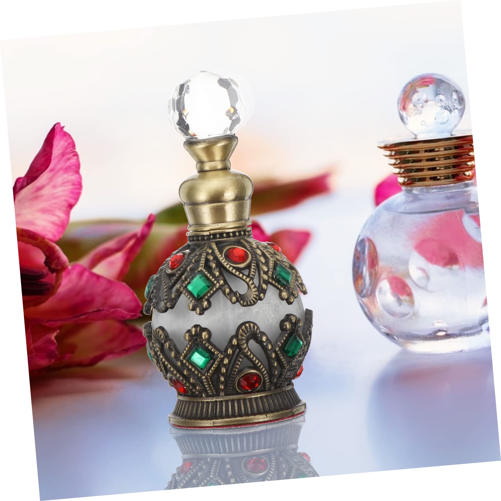 Leadigol Set Di 3 Bottiglie A Rullo In Vetro Vintage Da 6 Ml – Vuote Per Oli Essenziali, Profumi, Cosmetici, Viaggio Fai Da Te