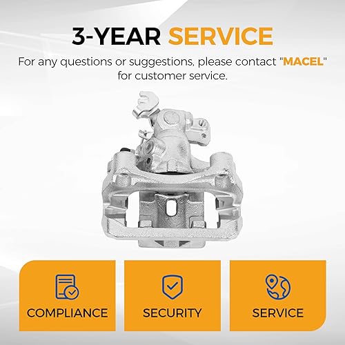 Miniatura 6 de PAROD Pinza de freno trasera para Ford Fusion 2006-2012, Lincoln MKZ 2007-2012, Zephyr 2006, Mazda 6 2006-2013, Mercury Milan 2006-2011, Reemplazo