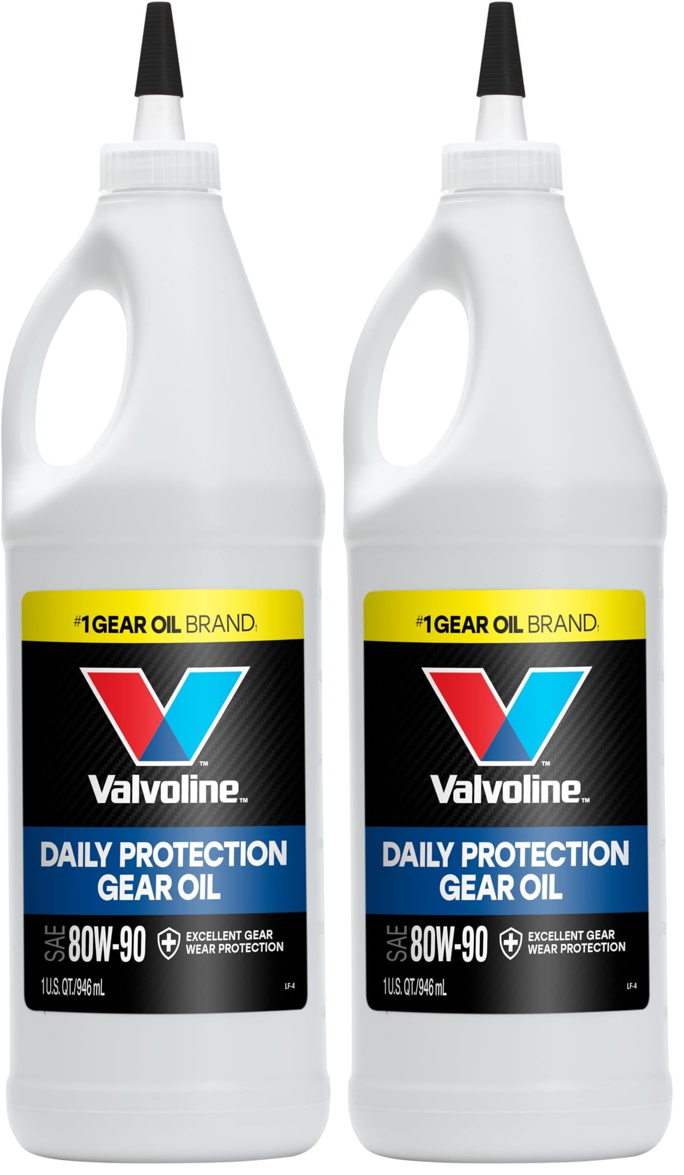 Valvoline High Performance SAE 80W-90 Gear Oil 1 QT (Pack of 2)