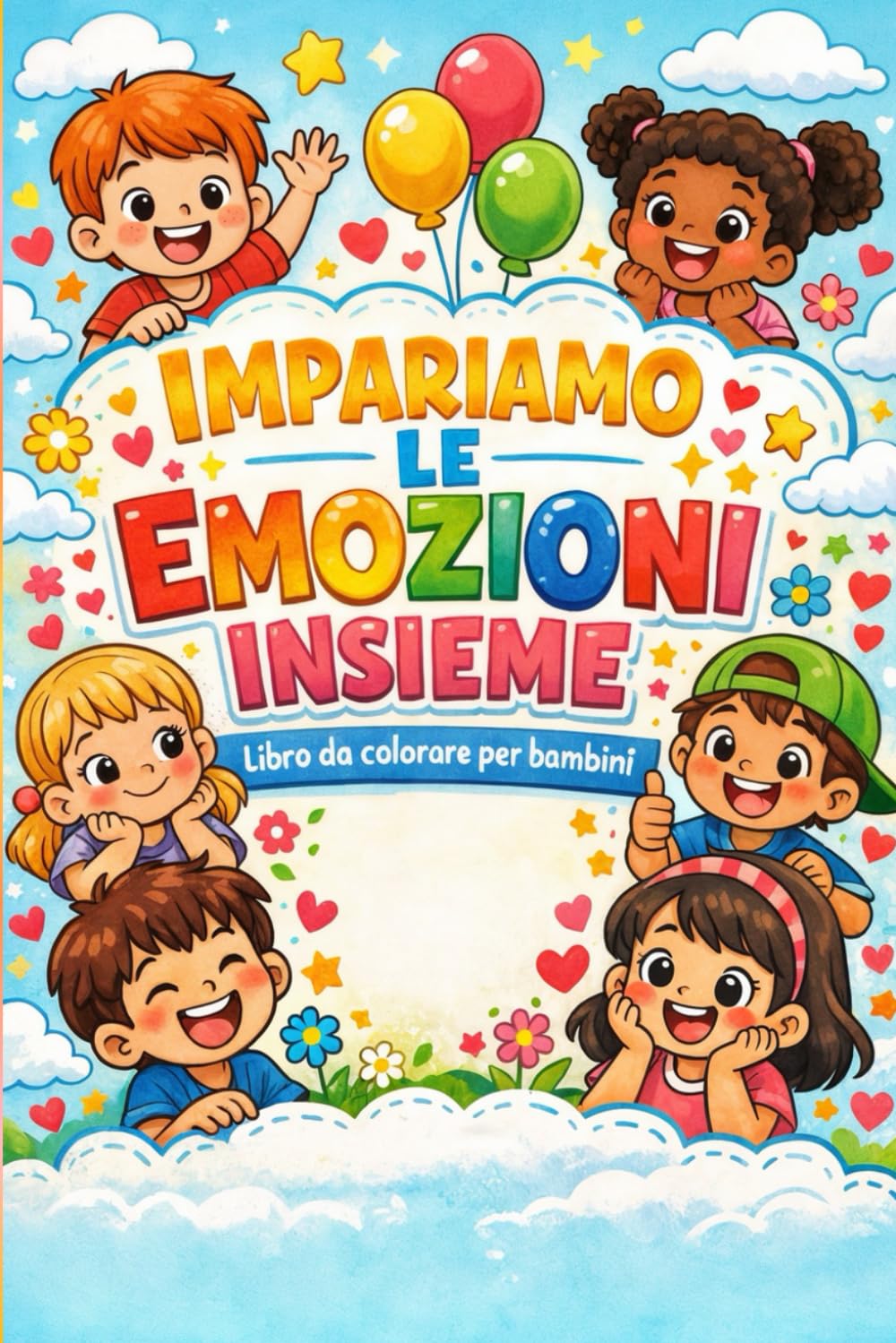 Impariamo Le Emozioni Insieme: Libro da colorare per bambini