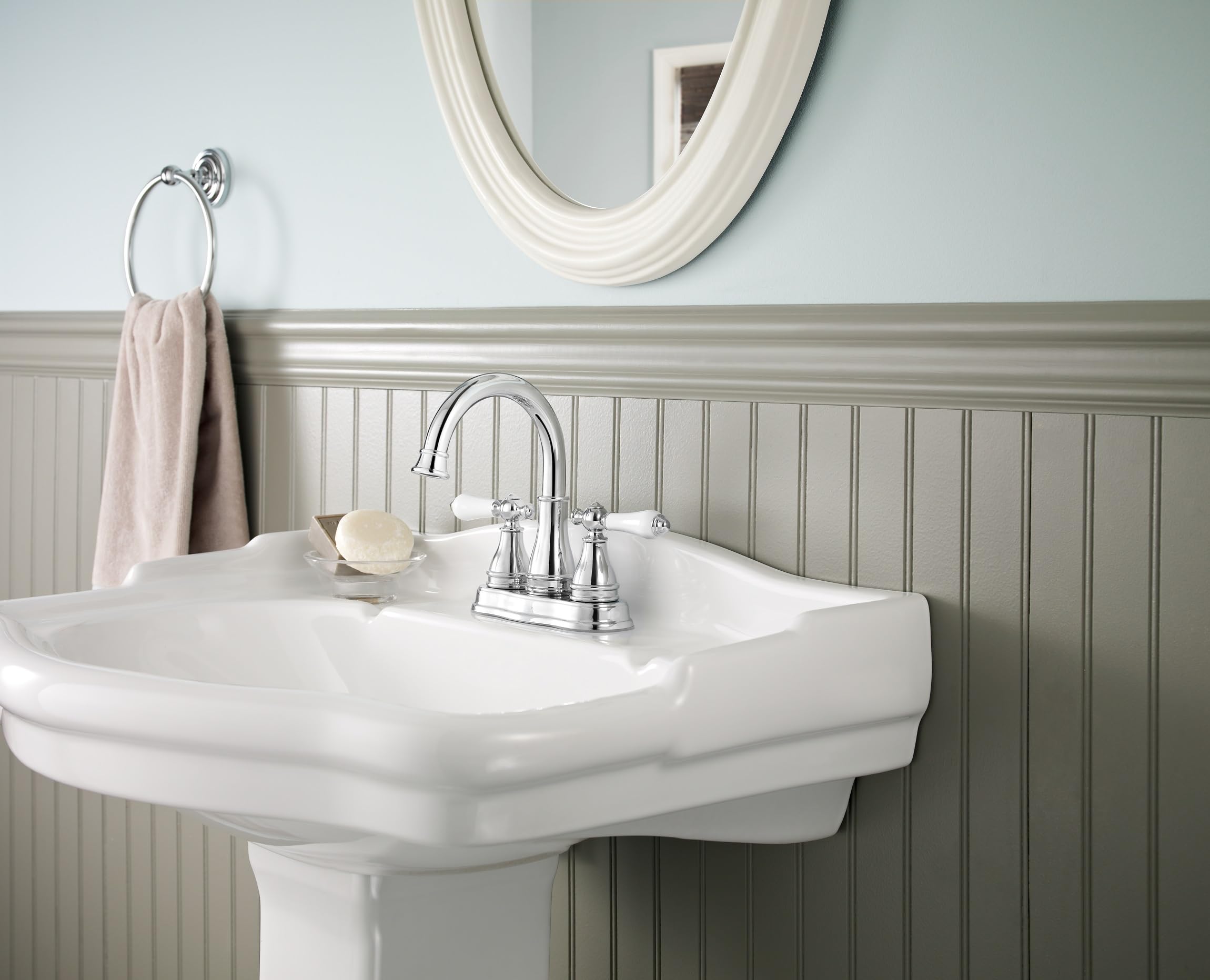 Pfister LF-WL2-45 Sonterra 1,2 GPM centralna bateria łazienkowa - zawiera Pop-Up D, polerowany chrom