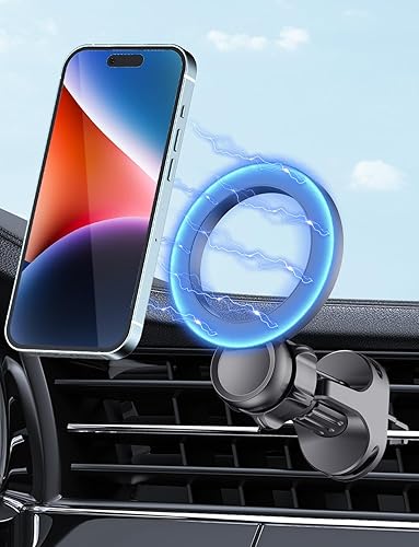 Miniatura 1 de Soporte magnético para teléfono para automóvil, soporte magnético para teléfono para ventilación de aire, soporte magnético para iPhone 16, 15, 14,