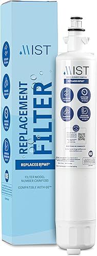 Miniatura 10 de Mist Filtro de agua de repuesto RPWF para GE RPWF (no RPWFE), filtro de agua para refrigerador compatible con RWF1063, RWF3600A, WSG-4, DWF-36,