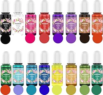 レジン 着色剤 レジン液 着色剤 透明色-16色10mlUV レジン用染料 Amazon.co.jp: Bonsky レジン 着色剤 レジン液 エポキシ樹脂 着色剤
