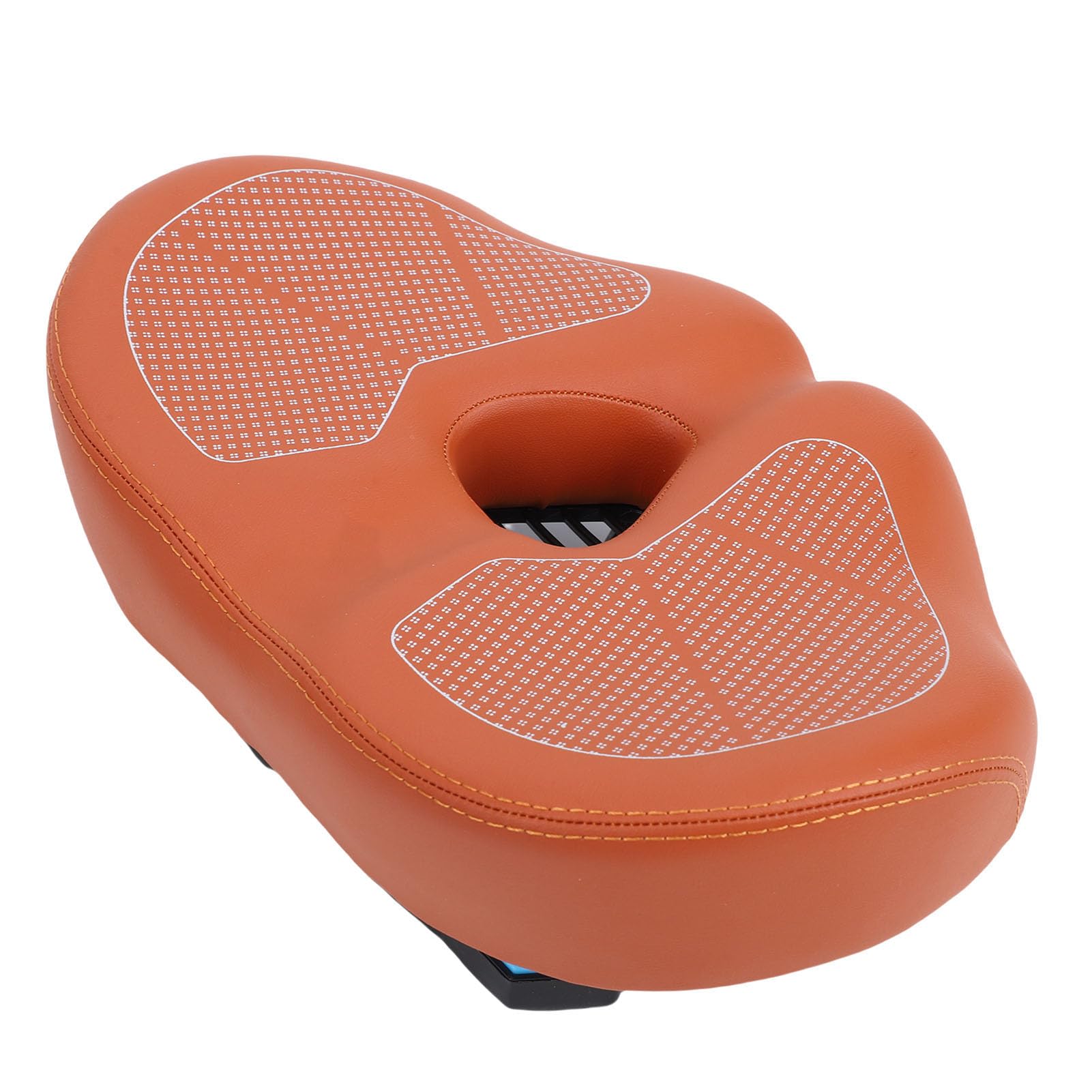 Fabater Extra Breites Fahrradsitzkissen, Verdickt, Wasserdicht, Bequemer Sattel für Radfahren, Outdoor-Enthusiasten, PU-Leder