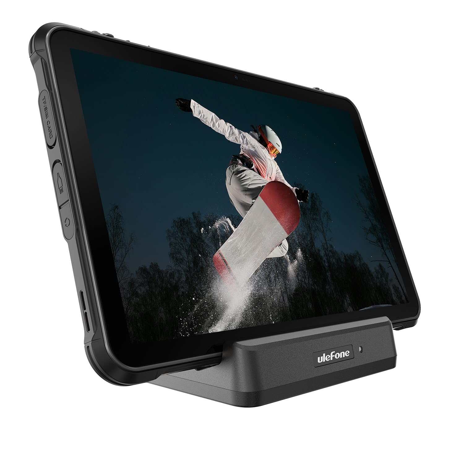 Ulefone Dock Stazione di Ricarica 18W per Serie RugKing Pad Pro & Pad 2 Pro Tablet – Docking Station da Tavolo 2-in-1 con Pogo Pin, Doppia Uscita e Supporto Stabile