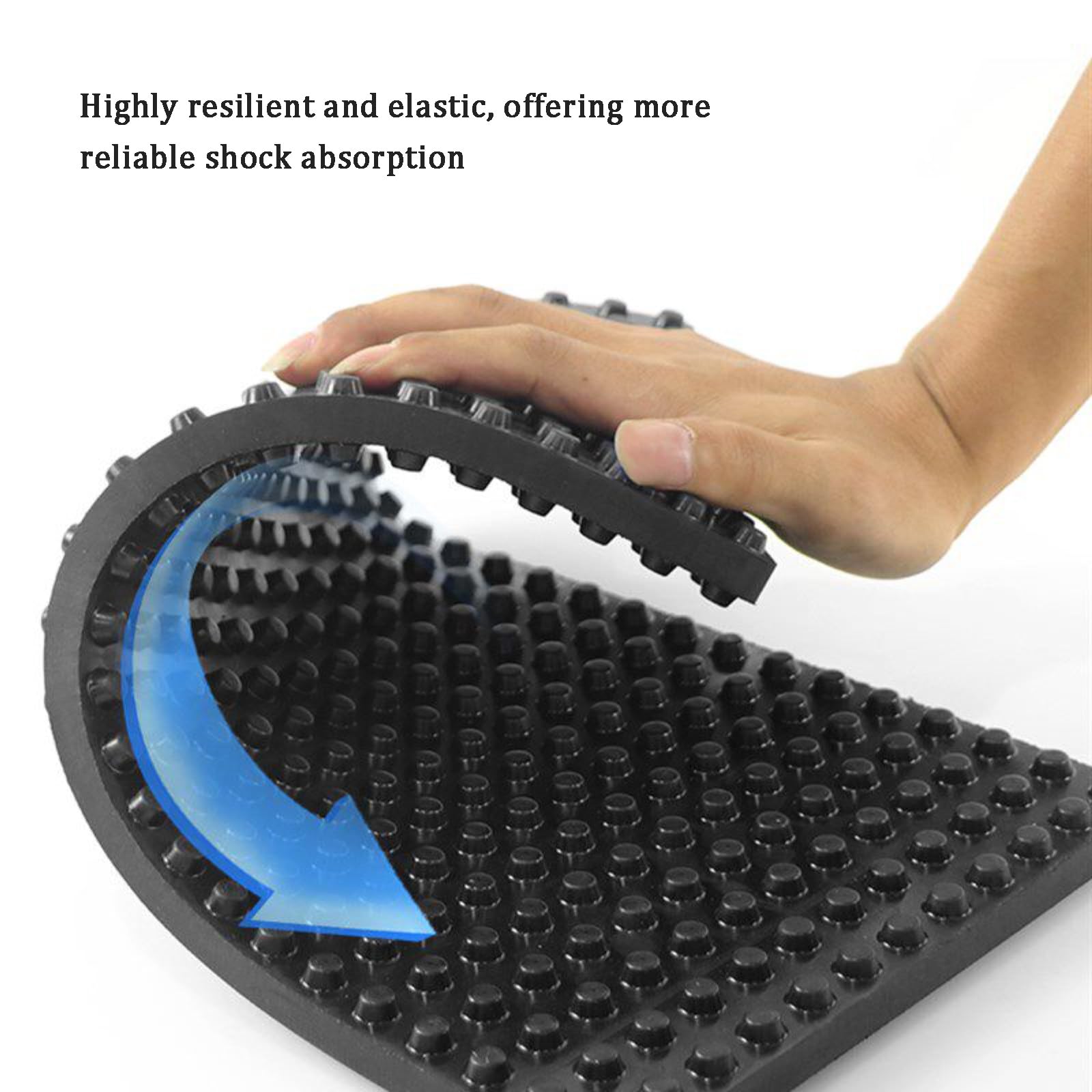 Schwingungsdämpfer Unterlage Waschmaschine, Gummimatte Stoßdämpfung für Laufband, Schallisolierte Füße für Wäschetrockner, Vibrationsdämpfer für Fitnessgeräte(600 * 600mm,20mm)