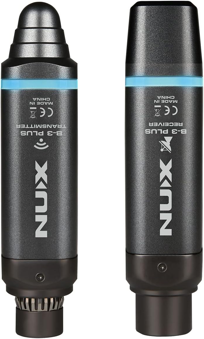 NUX B-3 Wireless Microphone System Labeled Units