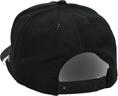 Vista 27 de Paramount Outdoors Sunset Trout Fishing Hat Mountain Fish Silhouette Performance Outdoor Hat with Comfort Snapback Negro