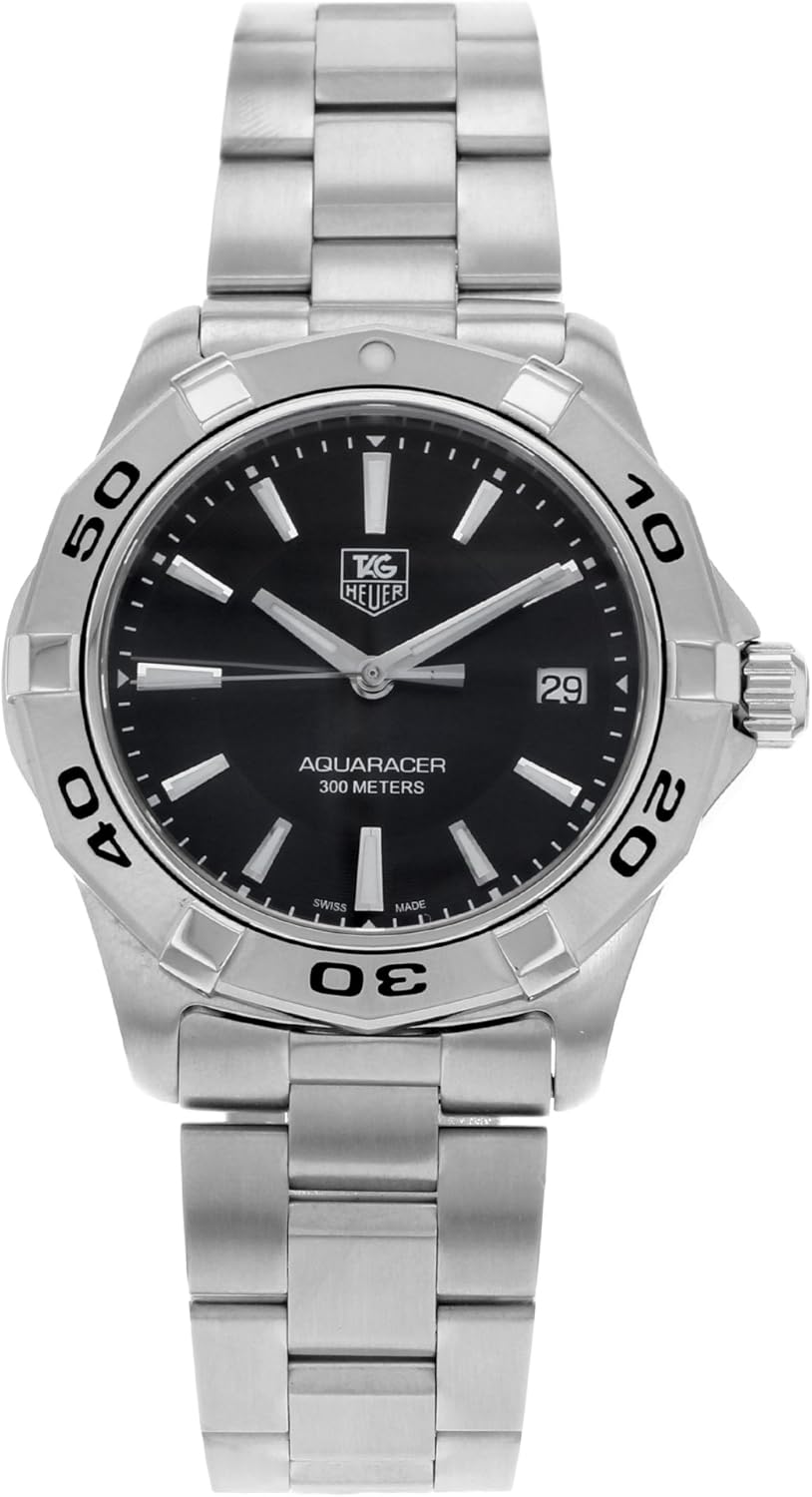 TAG Heuer Men’s Aquaracer Watch Dial Color: Black