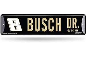 Rico Industries NASCAR Racing Kyle Busch #8 Merchandise 4" X 15" Metal...