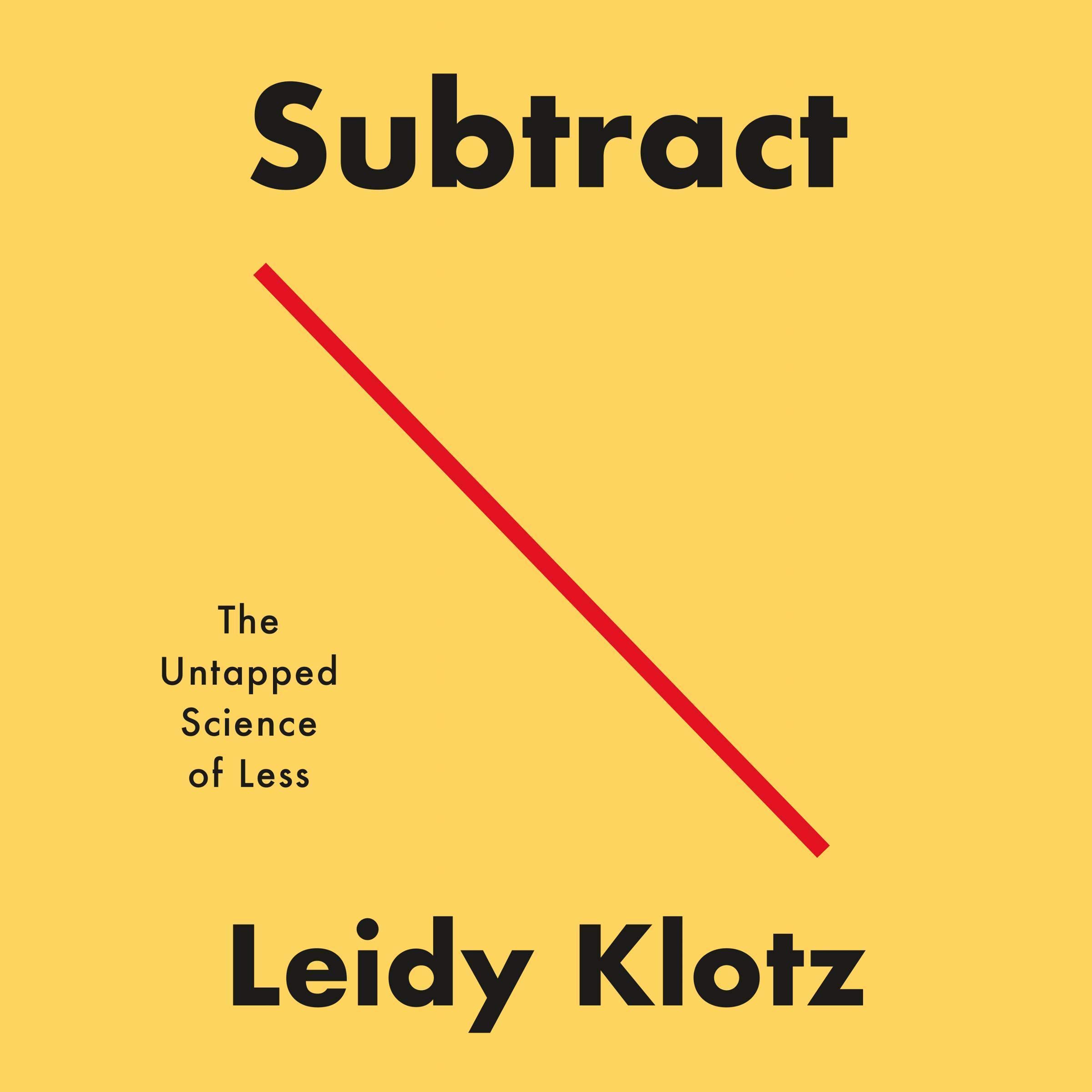 Cover art for Subtract