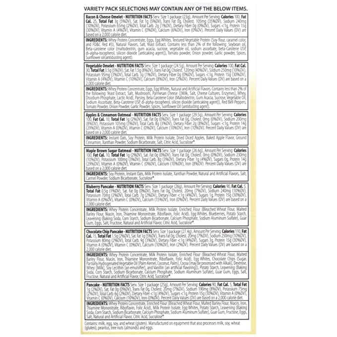 FITWISE - Desayuno Alto en Proteína, Omelets, Pancakes y Avena, Bajo en Calorías miniatura 2