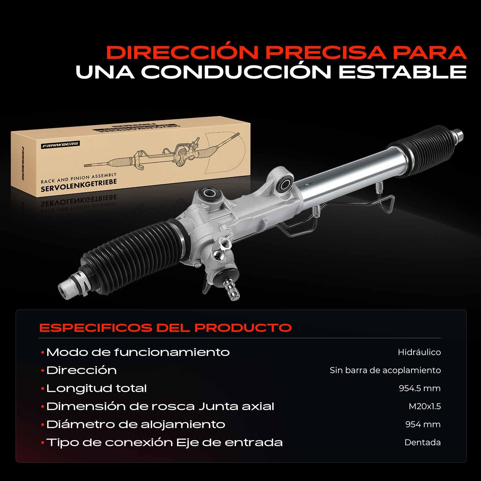 Frankberg Barras de acoplamiento caja de dirección Compatible con Land Cruiser 90 J9 4 Runner N18 Replace# 4425035041,4420035013