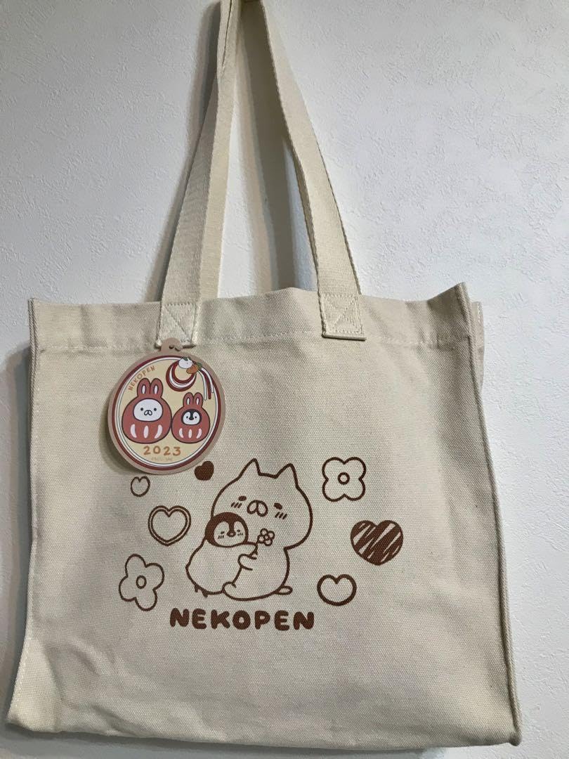 ねこぺん日和　エコバッグ LINE CREATORS MARKET ねこぺん日和 ねこぺんバック エコバッグ