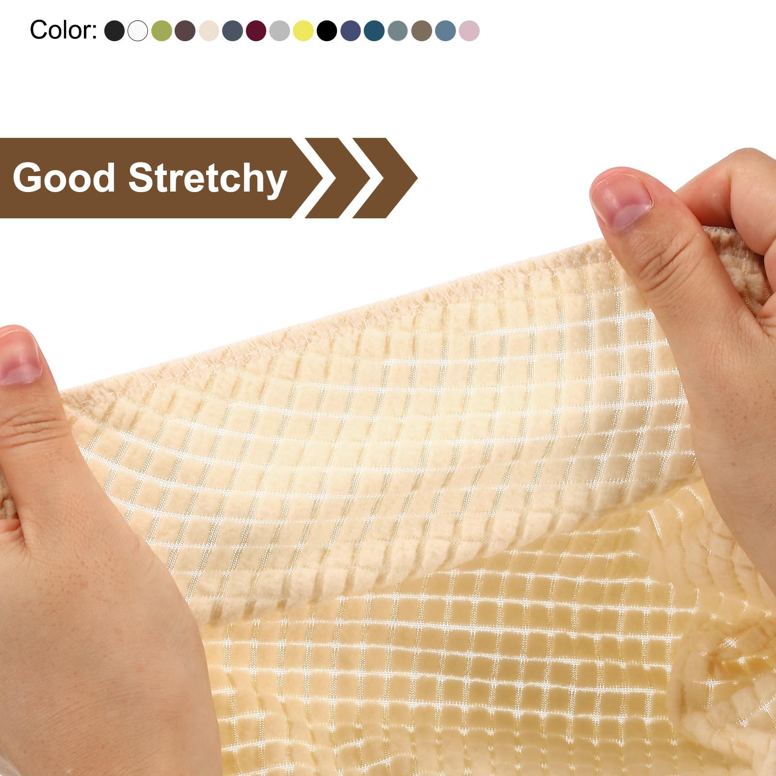 Sourcing Map Coprisgabelli Rotondi Elasticizzati In Poliestere E Spandex, 4 Pezzi, Diametro 28-35,6 Cm, Colore Rosso - 3