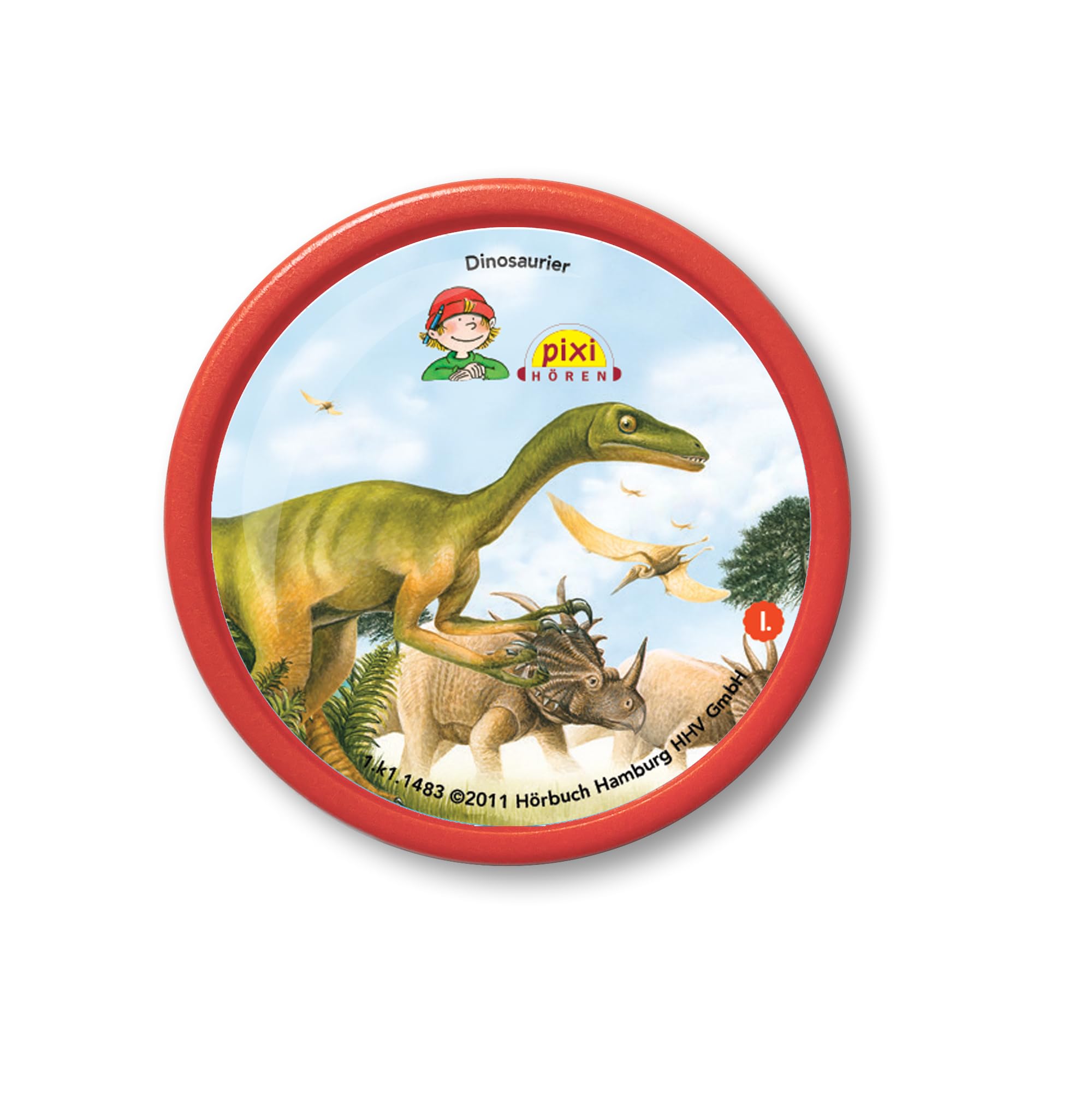 Kekz Audio Chip for Biscuit Listeners, Pixi Knowledge - Kekz 1: Dinosaur, Audio Play for Children from 6 Years, Playing Time Approx. 25 Minutes