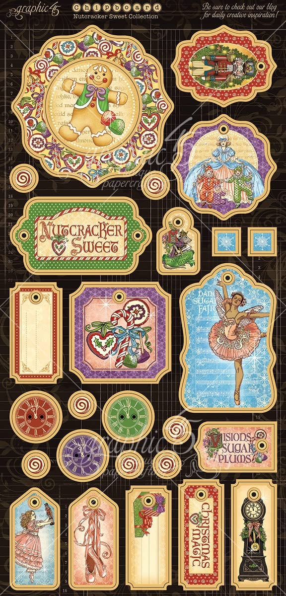 Graphic 45 Deluxe Collector's Edition Pack 12"X12"-Nutcracker Sweet