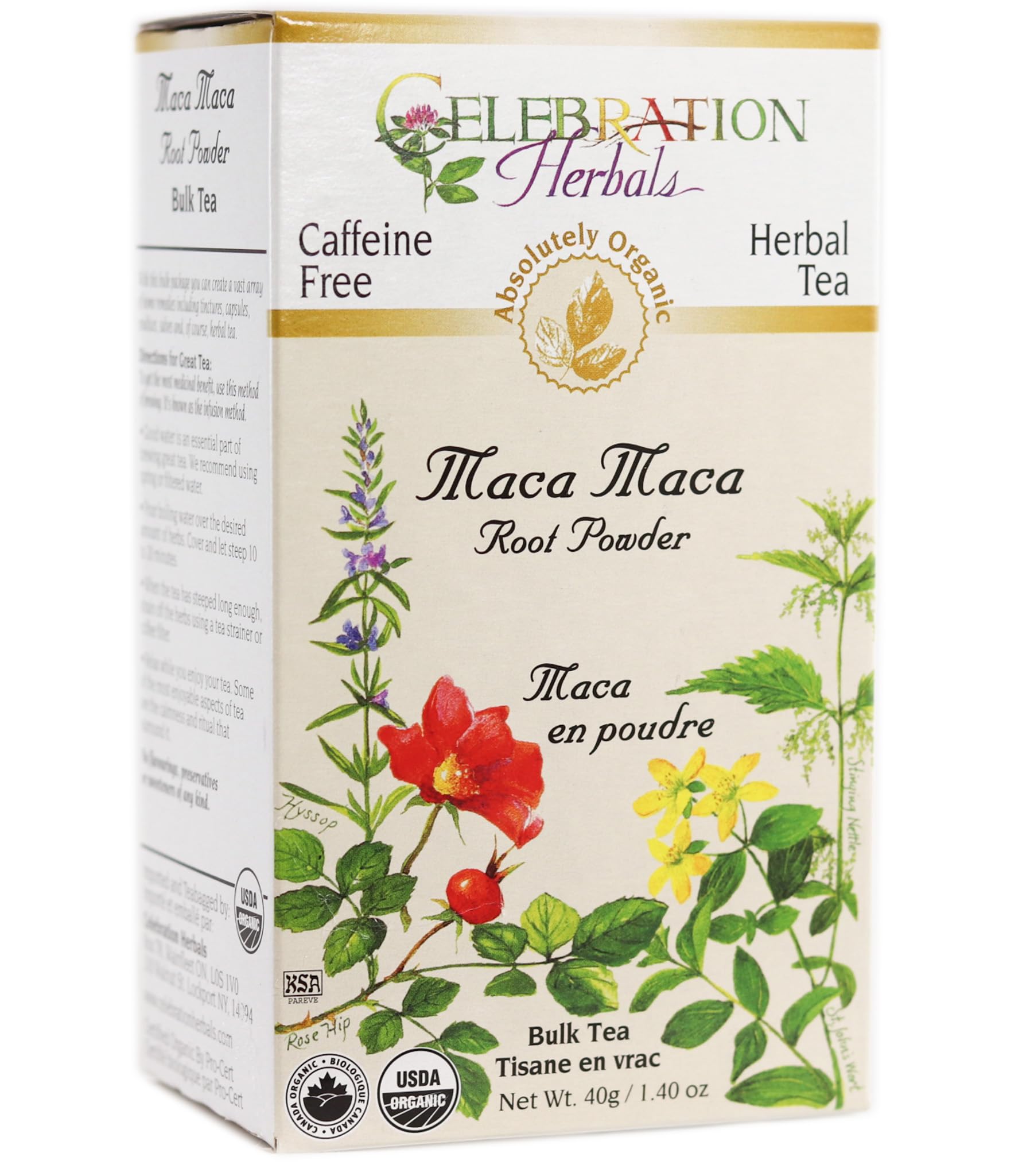 Celebration Herbals Herbal Organic Maca Maca Root Powder Tea - 40 g