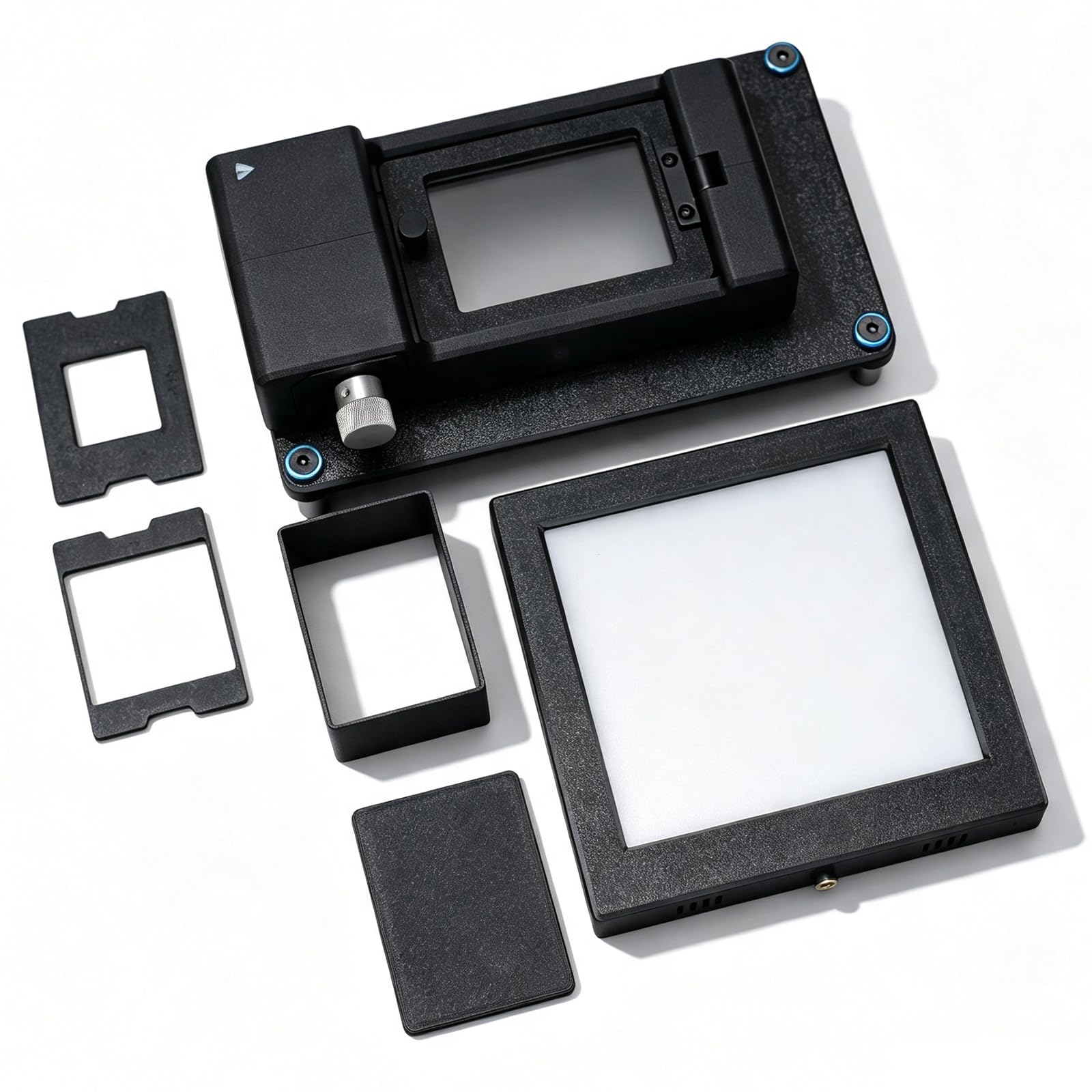 Escáner De Película Móvil, Soporte para Digitalización De Diapositivas, con Portapelículas De 35 Mm Y 120, Fuente De Luz Led, para Conversión De Escáner De Negativos De Cámaras DSLR
