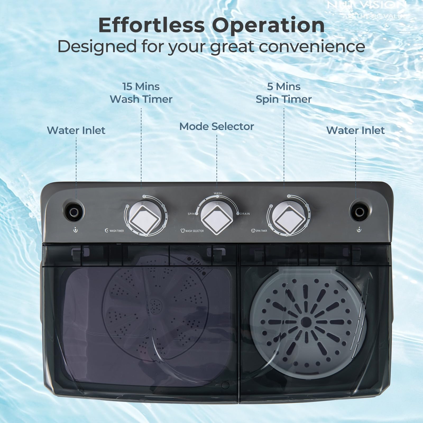 Amazon.com: Giantex Portable Washing Machine, 20 LBS Washer