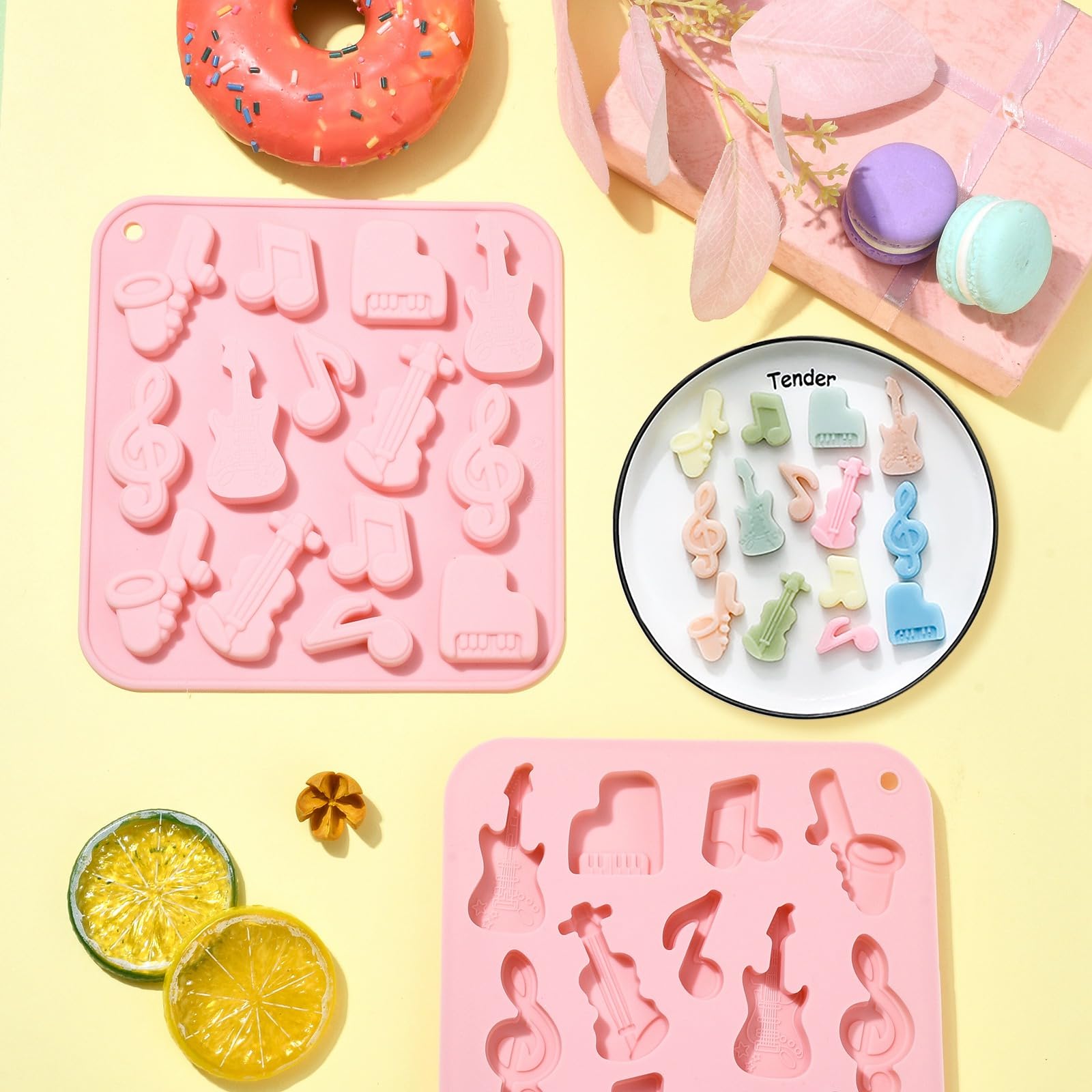Kit Stampini Silicone Per Dolci - 28 Pezzi, Con Contagocce E Sacchetti - Foto 2