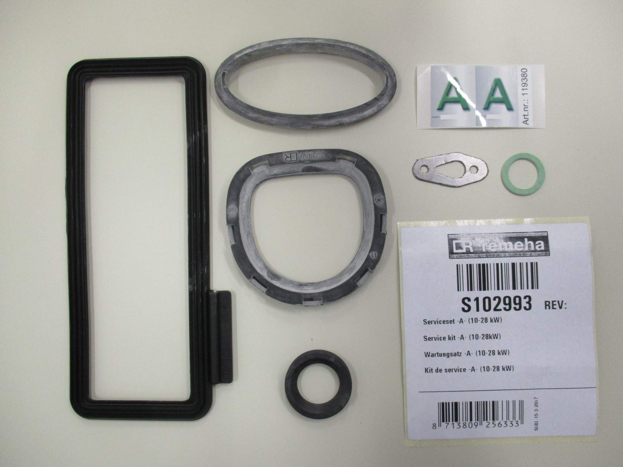 Kit de service A Remeha S102993 pour réparer une panne de chaudière 24 DS