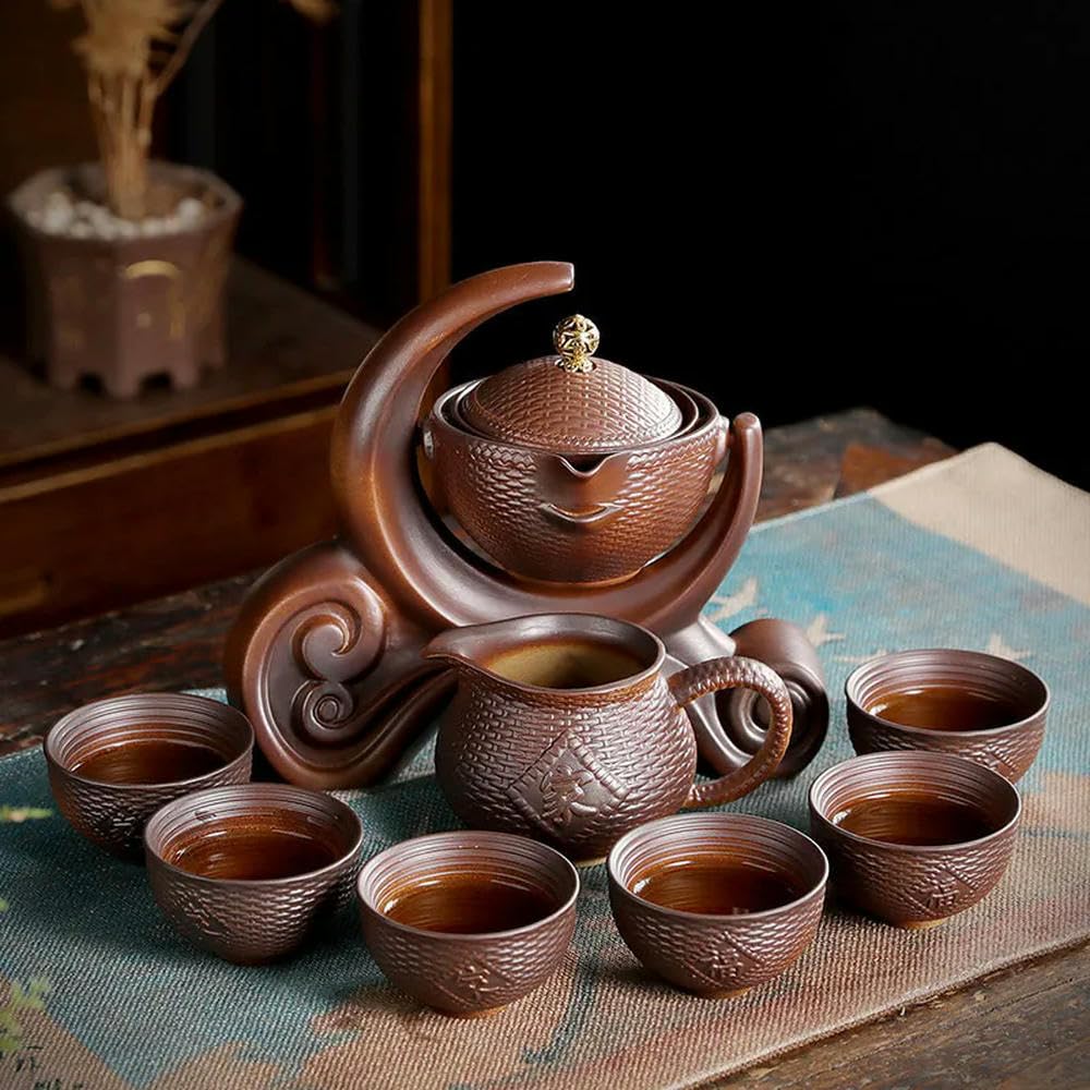 Set da tè Portatile in Ceramica da Viaggio all'aperto, pentola pomeridiana Stoviglie in Porcellana Tazza Articoli Regalo per Un Amico