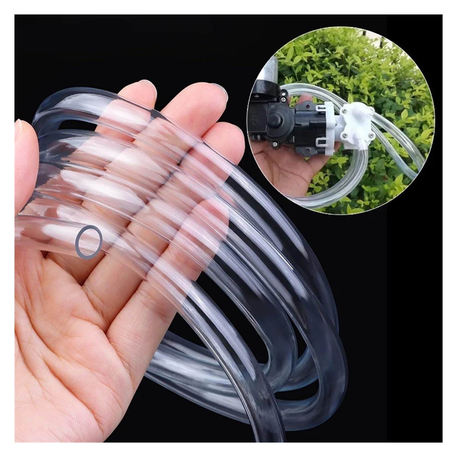 1~10 Meter PVC-Schläuche Transparent 2 3 4 5 6 8 10 12 14 16 18 20 25 mm Innendurchmesser Kunststoffschlauch Gartenrohr Wasserrohr(3 Meters,ID 18mm x OD 20mm)