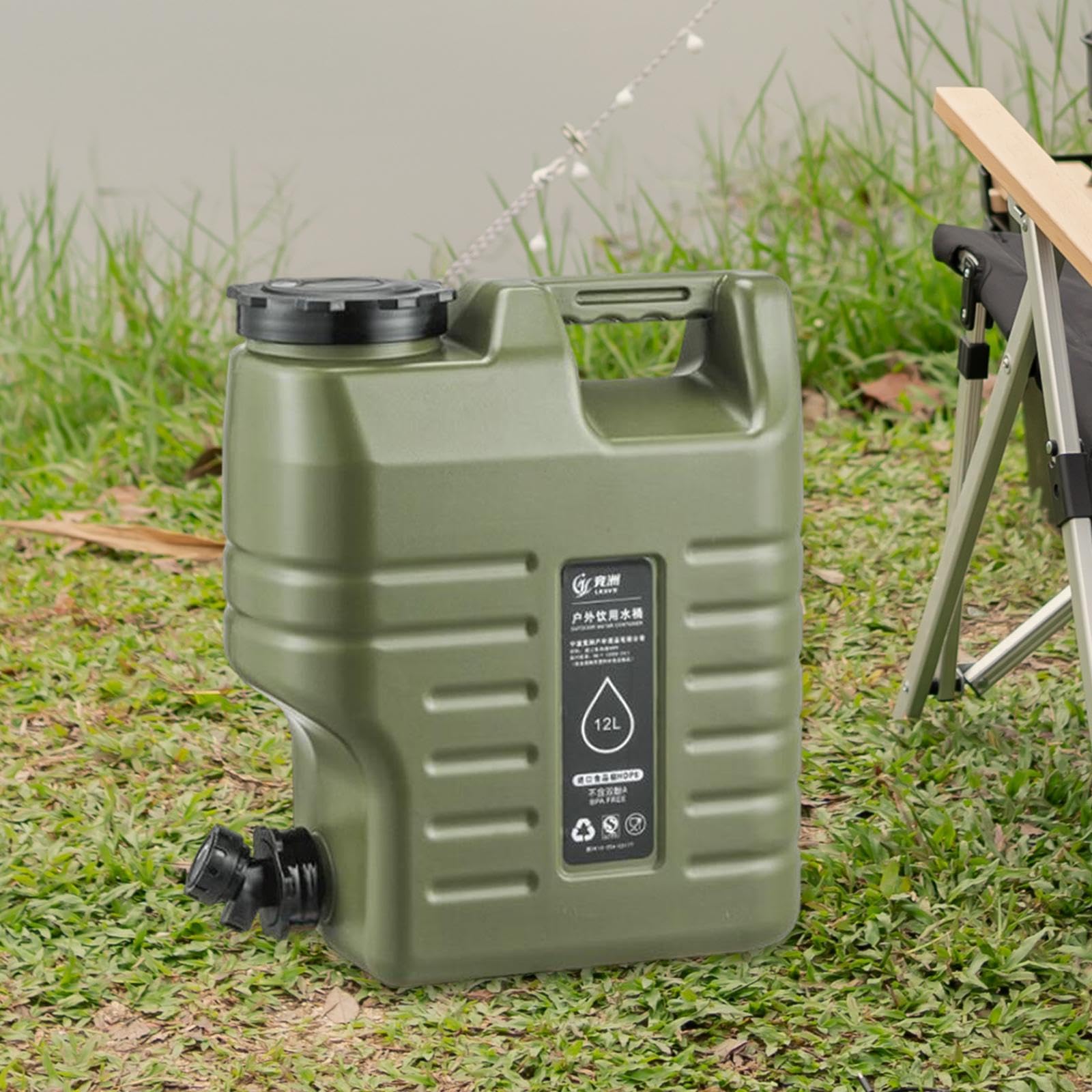Amazon.co.jp: Yotijay 12L水容器、蛇口付きウォータージャグ