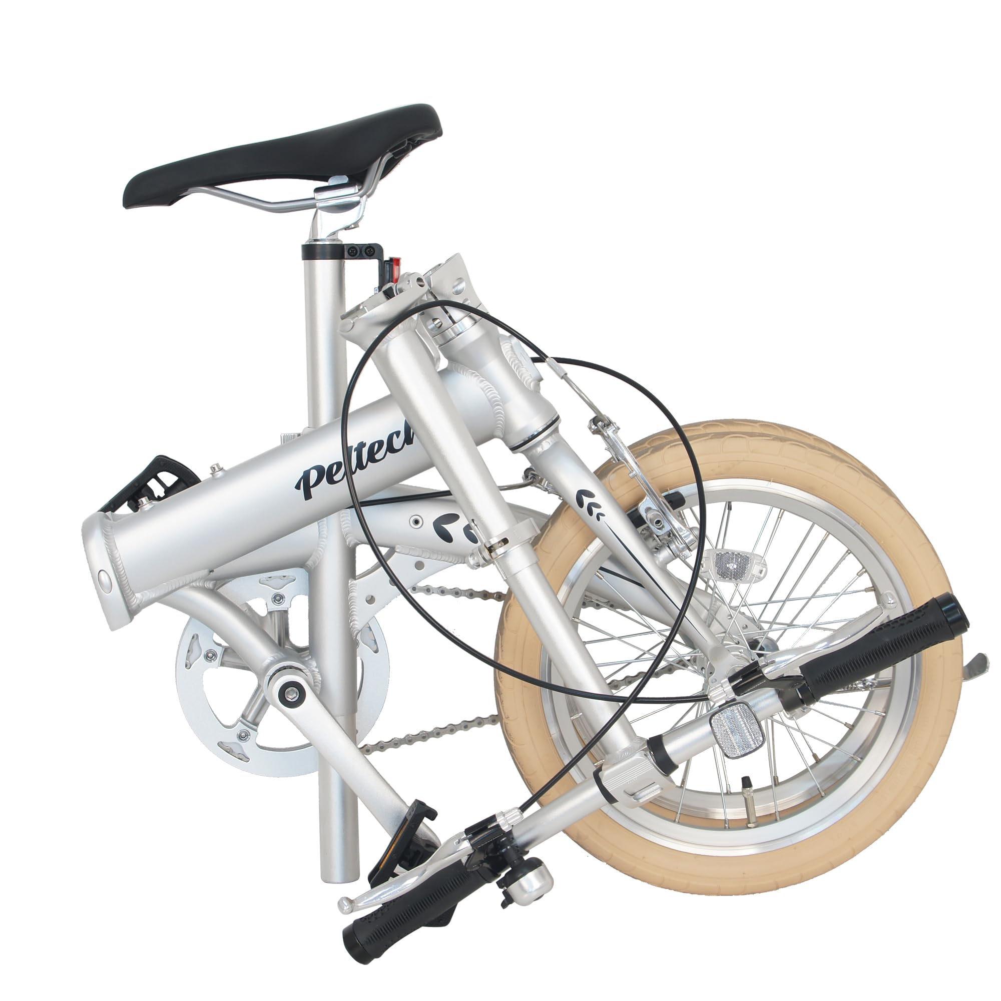 Amazon | PELTECH Flip one 軽量アルミ折り畳み自転車 総重量9.8
