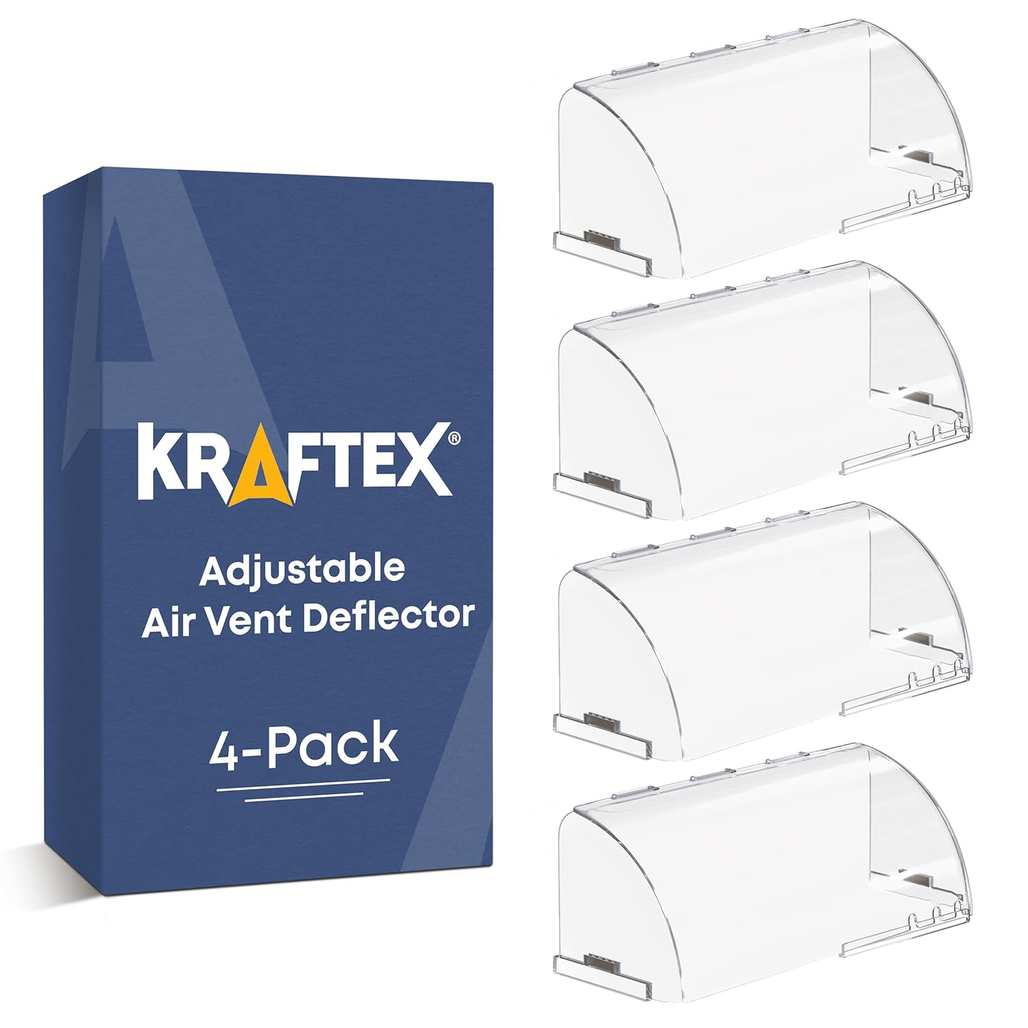 Air Vent Deflectors (4 PK, 4.3x1014 Inch) for MAX airflow. Ideal as an Air Vent Deflector