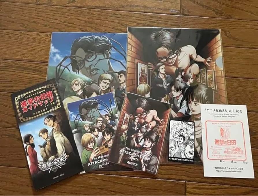進撃の日田 ポスト カードなど 進撃の巨人・進撃の日田・第15巻発売