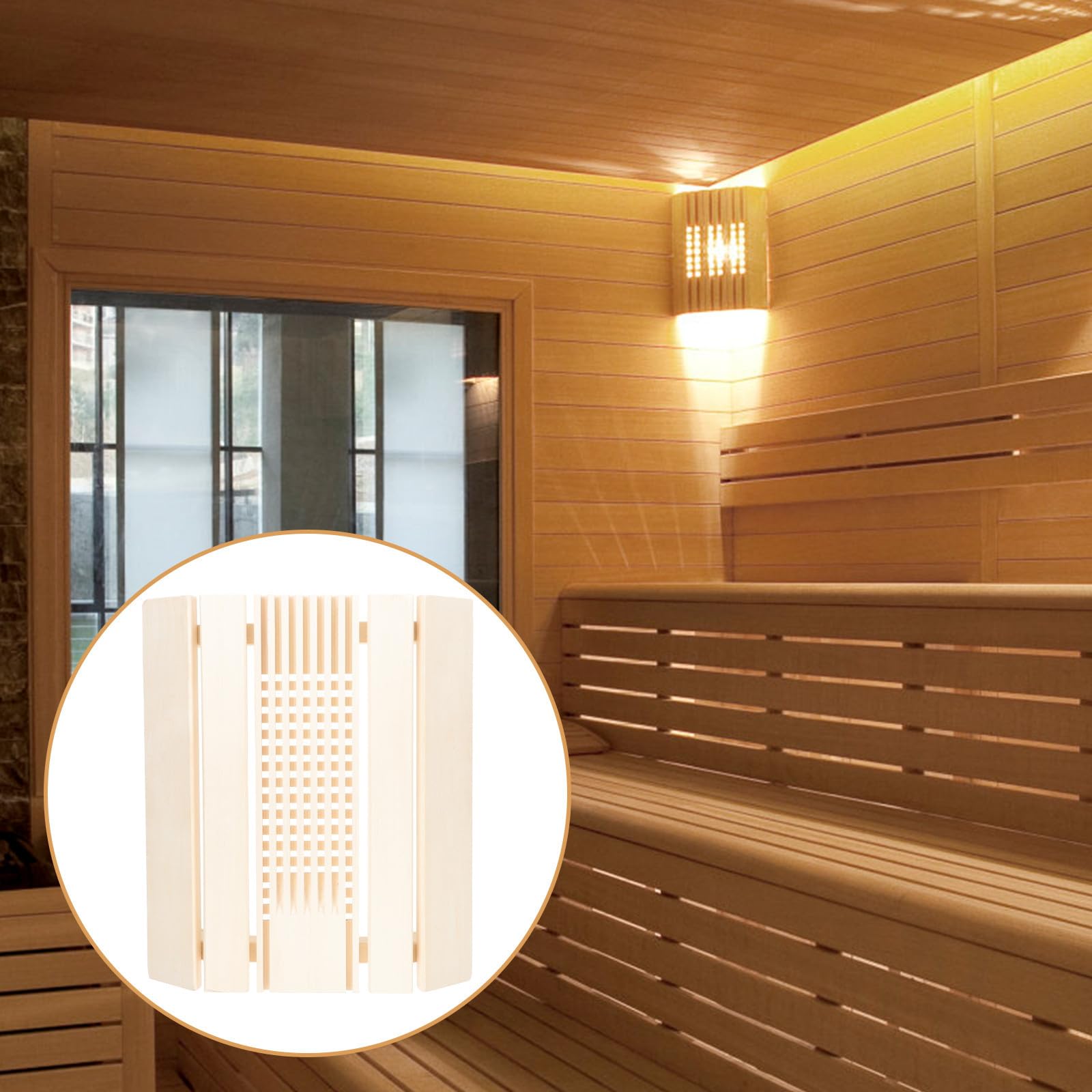 Sauna Lampenschirm für Wandlampe, Hitzebeständig
