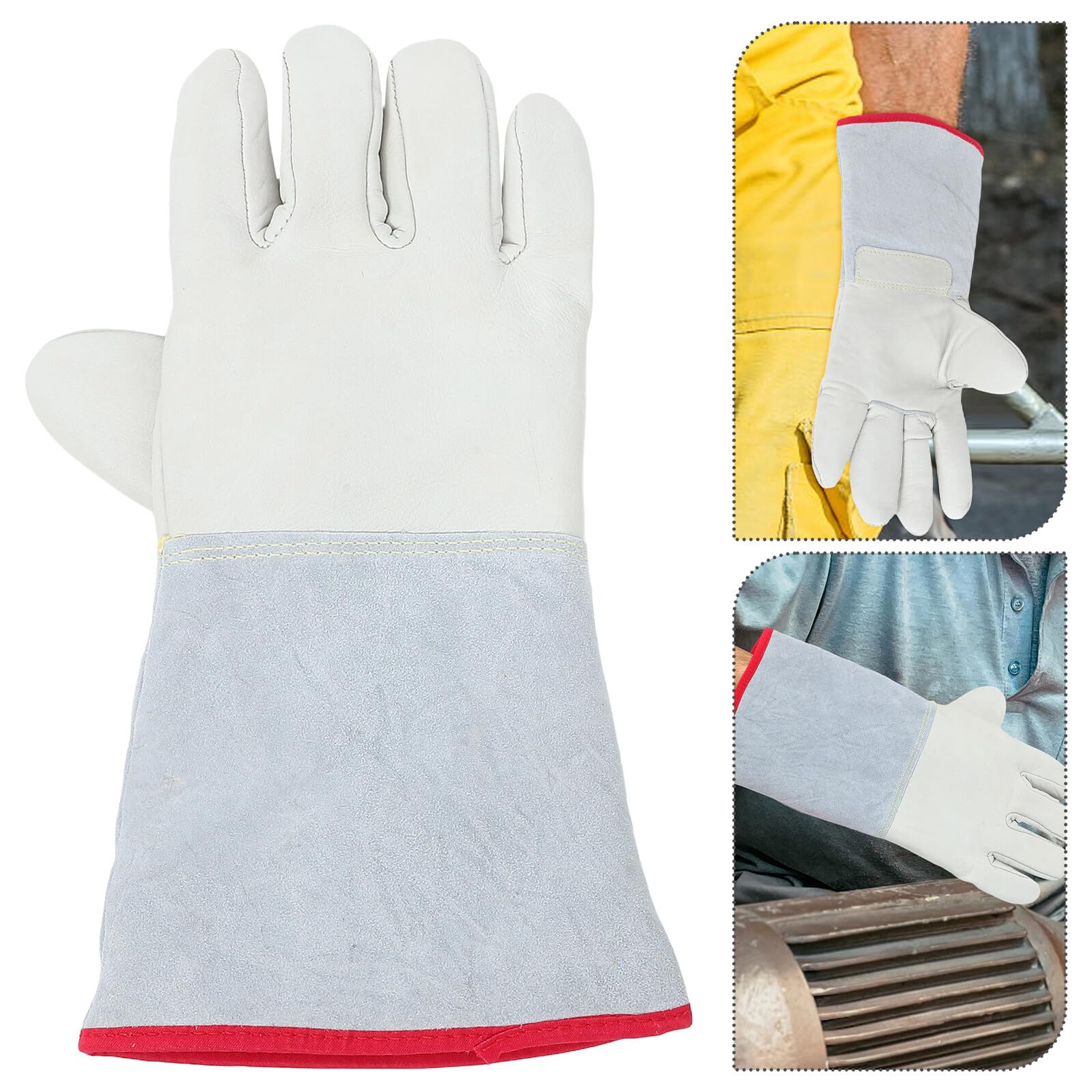 Guantes Térmicos Resistentes Impermeables para Trabajo Congelador Protección Antideslizante para Hombres Guantes Cálidos para Manipulación Frío Uso Exteriores Invierno