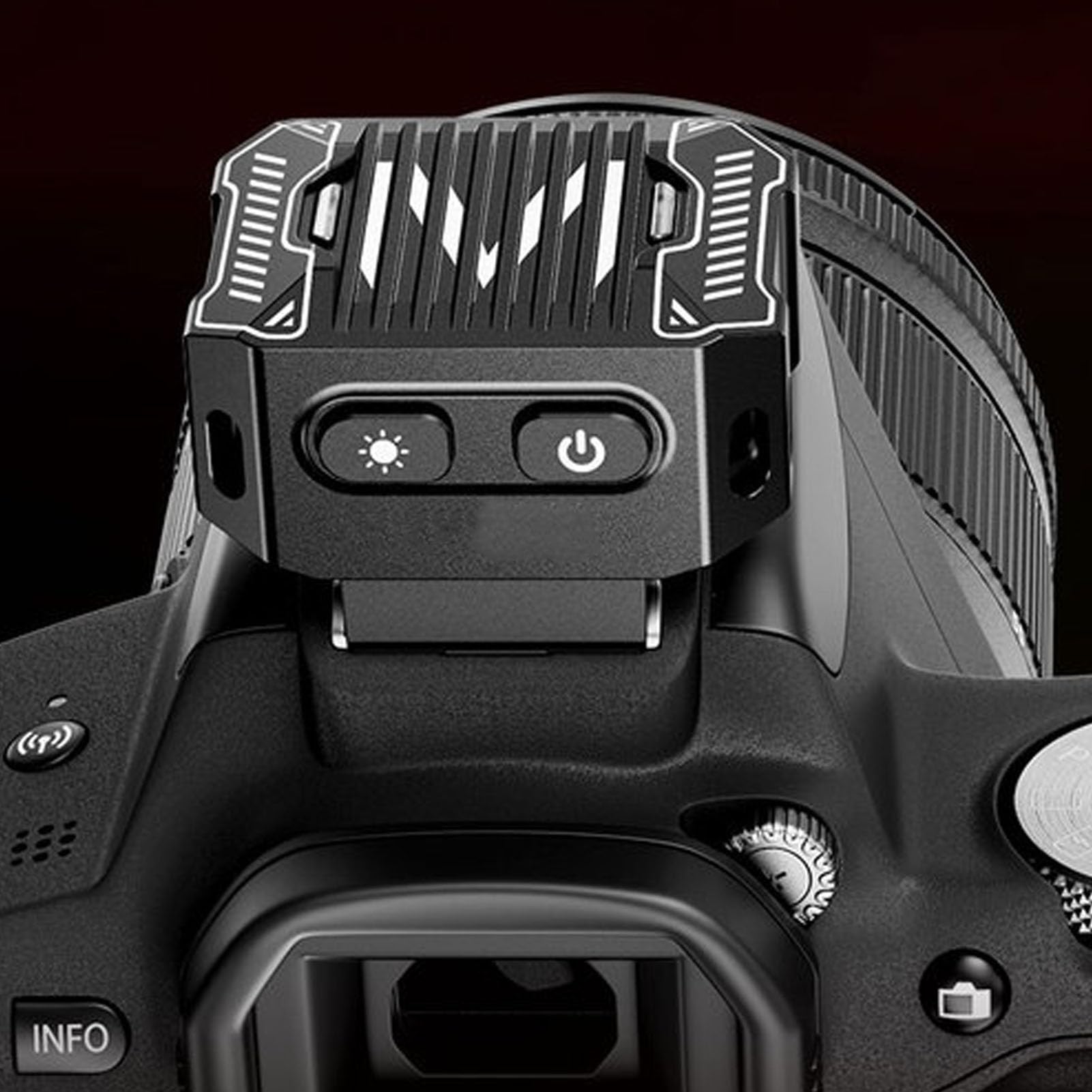 Tangxi Fotocamera Top Flash in Lega di Alluminio 6500K per Riprese in