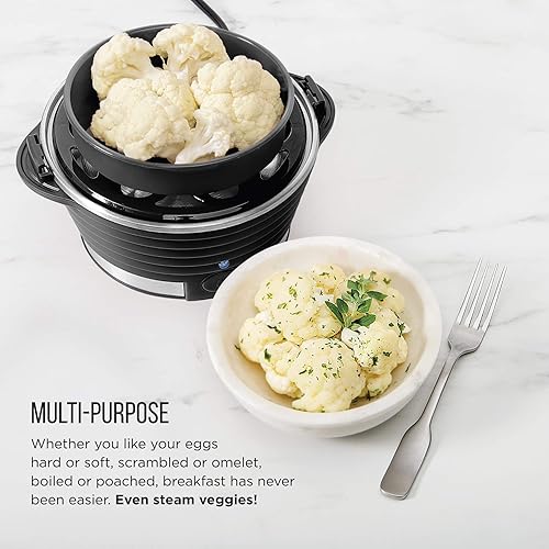 Miniatura 6 de CHEFMAN Freidora de aire digital multifuncional+ asador, deshidratador, horno de convección y cazador rápido de huevos, vaporizador de alimentos y