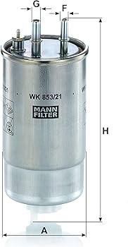 WK 69/2 MANN-FILTER Filtro Combustible Con Regulador De Presión