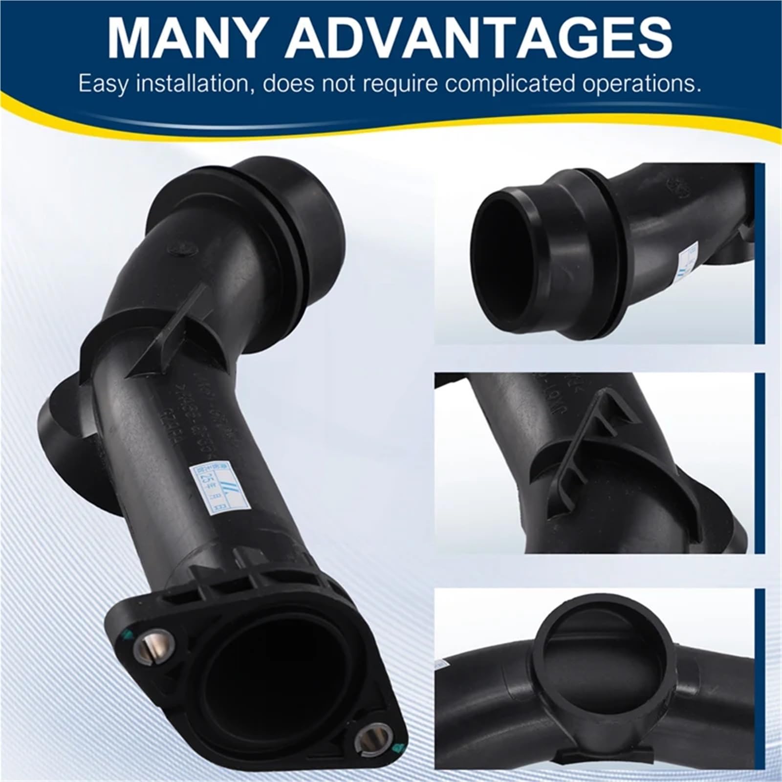 Pression Convertisseur Valve Tuyau d'admission d'air pour turbocompresseur voiture, pour Focus 2019 – 2022 JX61-6F072EAA